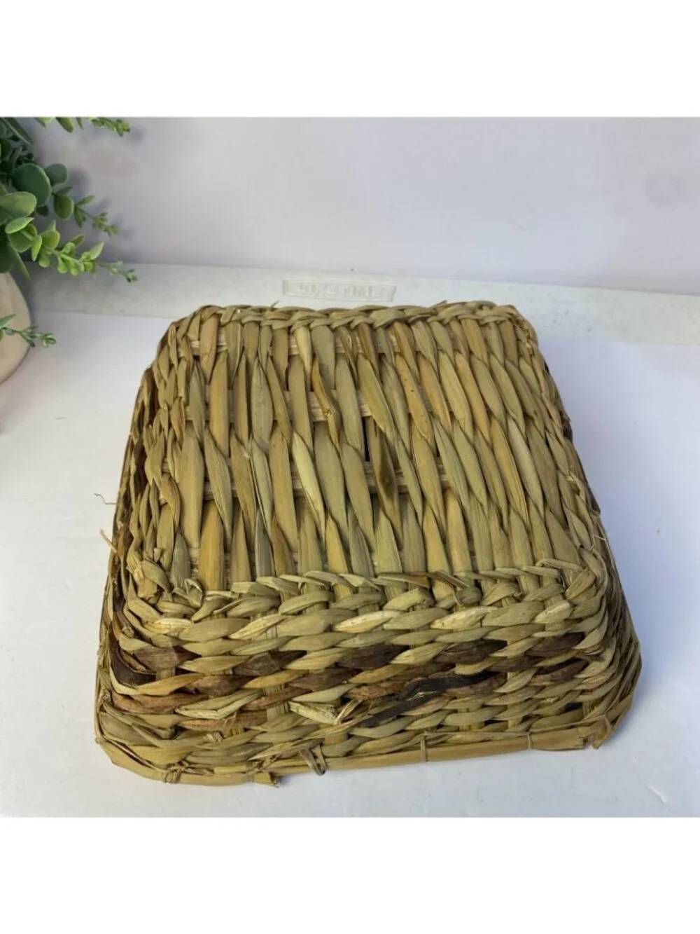 Anchor Hocking Vintage 2 8 x 8 Qt Glass Dish Casserole with Serving Basket